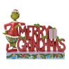 Jim Shore Grinch Merry Grinchmas Word Figurine