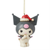 Jim Shore Kuromi in Santa Hat Hanging Ornament