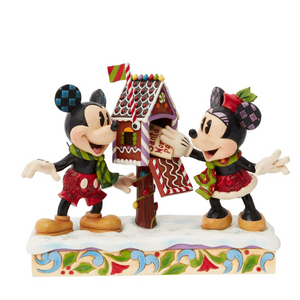 Jim Shore Disney Mickey and Minnie Letters Figurine