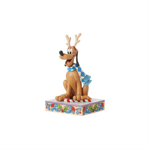 Jim Shore Disney Pluto Christmas Holiday Figurine