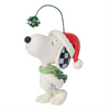 Jim Shore Snoopy Mistletoe Mini Figurine