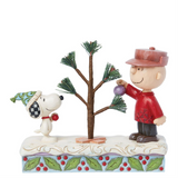 Jim Shore Snoopy & Charlie Brown Tree Figurine