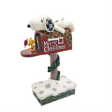 Jim Shore Snoopy & Woodstock Mailbox Figurine