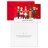 Hallmark Joyful Carolers Boxed Christmas Cards, Pack of 16