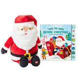 Hallmark ’Twas the Week Before Christmas Interactive Santa Plush and Book With Sound