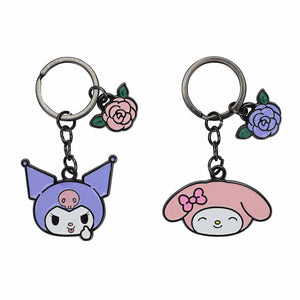 Sanrio Kuromi & My Melody Bestie Enamel Keychains Set of 2