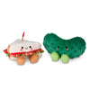 Hallmark Better Together BLT and Pickle Magnetic Plush Pair, 4"