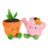 Hallmark Better Together Watering Can and Plant Magnetic Plush Pair, 4.5"