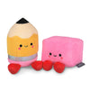 Hallmark Better Together Pencil and Eraser Magnetic Plush Pair, 6"