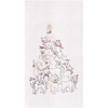 Ktten Cat Christmas Tree Flour Sack Towel