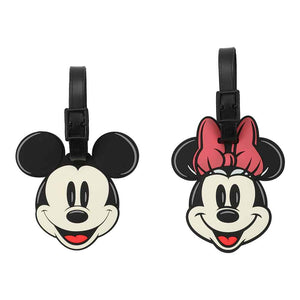 Disney Mickey & Minnie Luggage Tags Set of 2