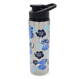 Lilo and Stitch 25 Oz. Stainless Steel Silver & Blue Water Bottle