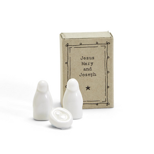 Little Holy Family Nativity Matchbox in Gift Box