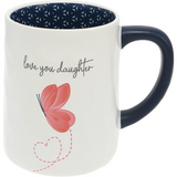 Love You Daughter with Butterfly 17 Oz. Mug