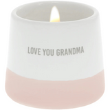 Love You Grandma 2 Oz. Jasmine Scented Soy Wax Reveal Message Candle