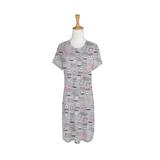 Love of Coffee Gray Sleep Dress