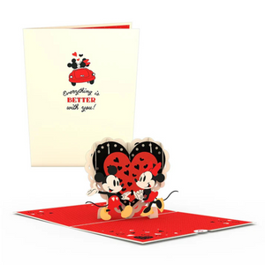 Lovepop Disney's Mickey & Minnie Everything is Better with You Pop-Up Card