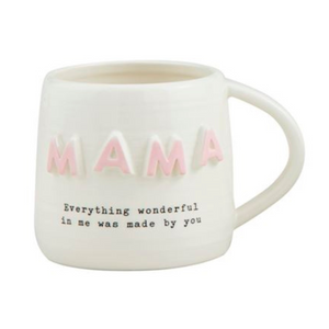 Mama Pink Chunky Letter Mug