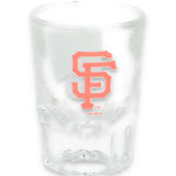 San Francisco Giants 2 Oz. Fluted Glass Shot Glass