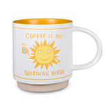 Hallmark Coffee Is My Morning Wine Funny Mug, 16 oz.