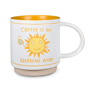 Hallmark Coffee Is My Morning Wine Funny Mug, 16 oz.