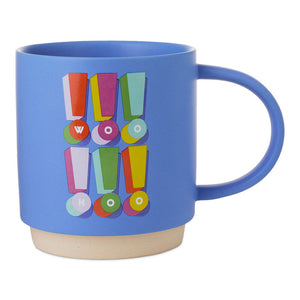 Hallmark Woo Hoo Exclamation Points Mug, 16 oz.