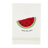 Make Life Sweet Watermelon Crochet Tea Towel