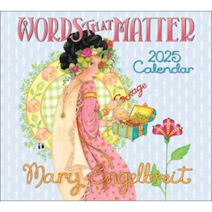 Mary Engelbreit’s Words That Matter 2025 Deluxe Wall Calendar