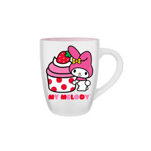 My Melody Strawberry Cupcake 25 Oz. Jumbo Curved Ceramic Mug