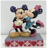 Disney Jim Shore "Hugs & Kisses" Mickey & Minnie in Love Hallmark Exclusive 6" Figurine