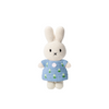 Miffy in Pastel Blue Tulip Dress Crocheted Plush Stuffed Animal 10"