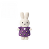 Miffy in Purple Monet Water Lilies Dress Crocheted Plush Stuffed Bunny 10"