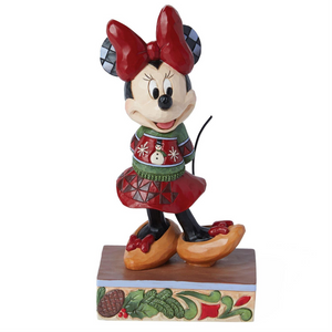 Jim Shore Disney Minnie in Christmas Sweater Figurine
