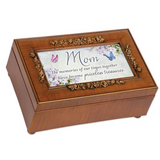 Mom Memories Become Priceless Treasures Rosette Music Box