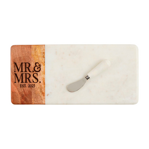 Mr. & Mrs. Est. 2025 Board Set