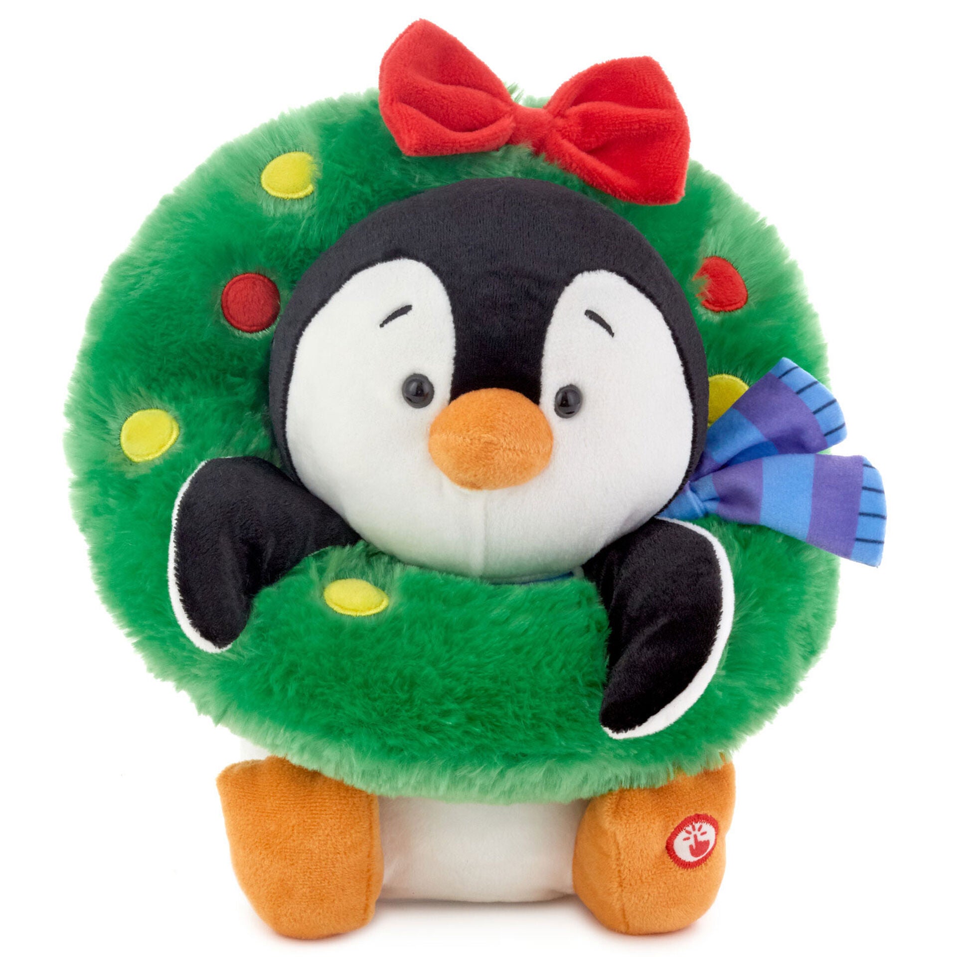 Hallmark Playful Penguins All Decked Out Musical Plush Penguin With Li