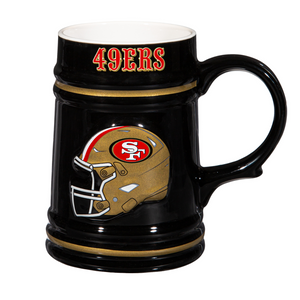 NFL San Francisco 49ers Ceramic Stein Mug 24 Oz.