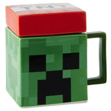 Hallmark Minecraft Creeper Square Mug With Game Sounds, 15 oz.