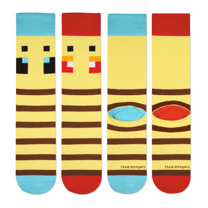 Hallmark Minecraft Bee Novelty Socks, 2 Pair