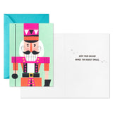 Hallmark Neon Nutcracker Boxed Christmas Cards, Pack of 16