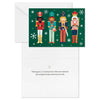 Hallmark Nutcrackers on Green Boxed Christmas Cards, Pack of 16