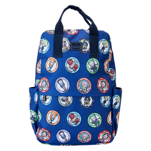 Loungefly One Piece 25th Anniversary Straw Hat Pirates All-Over Print Nylon Full-Size Backpack