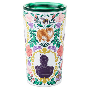 Hallmark Bridgerton Ton Silhouettes on Floral Travel Mug, 15 oz.