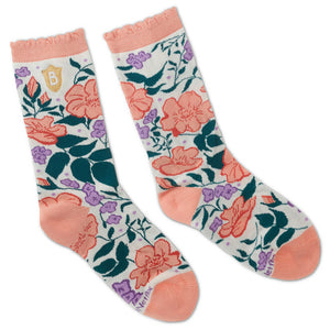 Hallmark Bridgerton Colorful Floral Socks