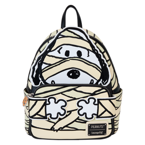 Loungefly Peanuts Snoopy Mummy Cosplay Glow Mini Backpack