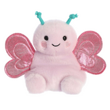 Palm Pals - 5" Petunia Pink Butterfly Stuffed Animal Plush