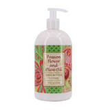 Passion Flower and Olive Oil 16 Oz. Shea Butter Lotion Bottle