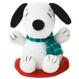 Hallmark Peanuts® Zip-Along Snoopy on Red Disc Plush Toy