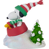 Peanuts Dashing Through The Snow Figurine