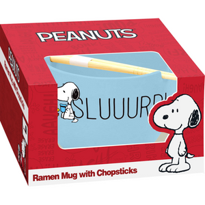 Peanuts Snoopy Sluuurp Ramen Mug and Chopsticks Set